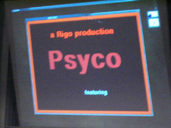 Psyco - slide
