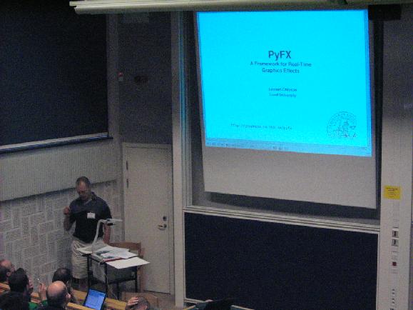 PyFx - Lennart Ohlsson and initial slide