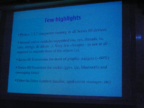 Lightning Talks - Amaretto Venture project - "Few highlights" - Python 2.2.2 interpreter